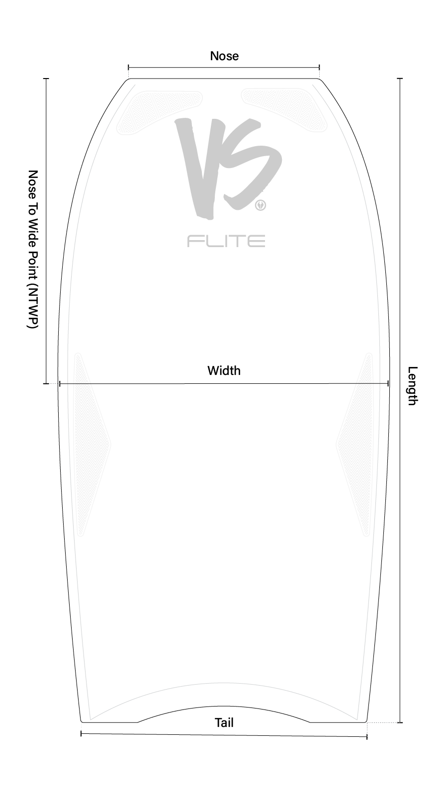 Board size guide for flite-x4