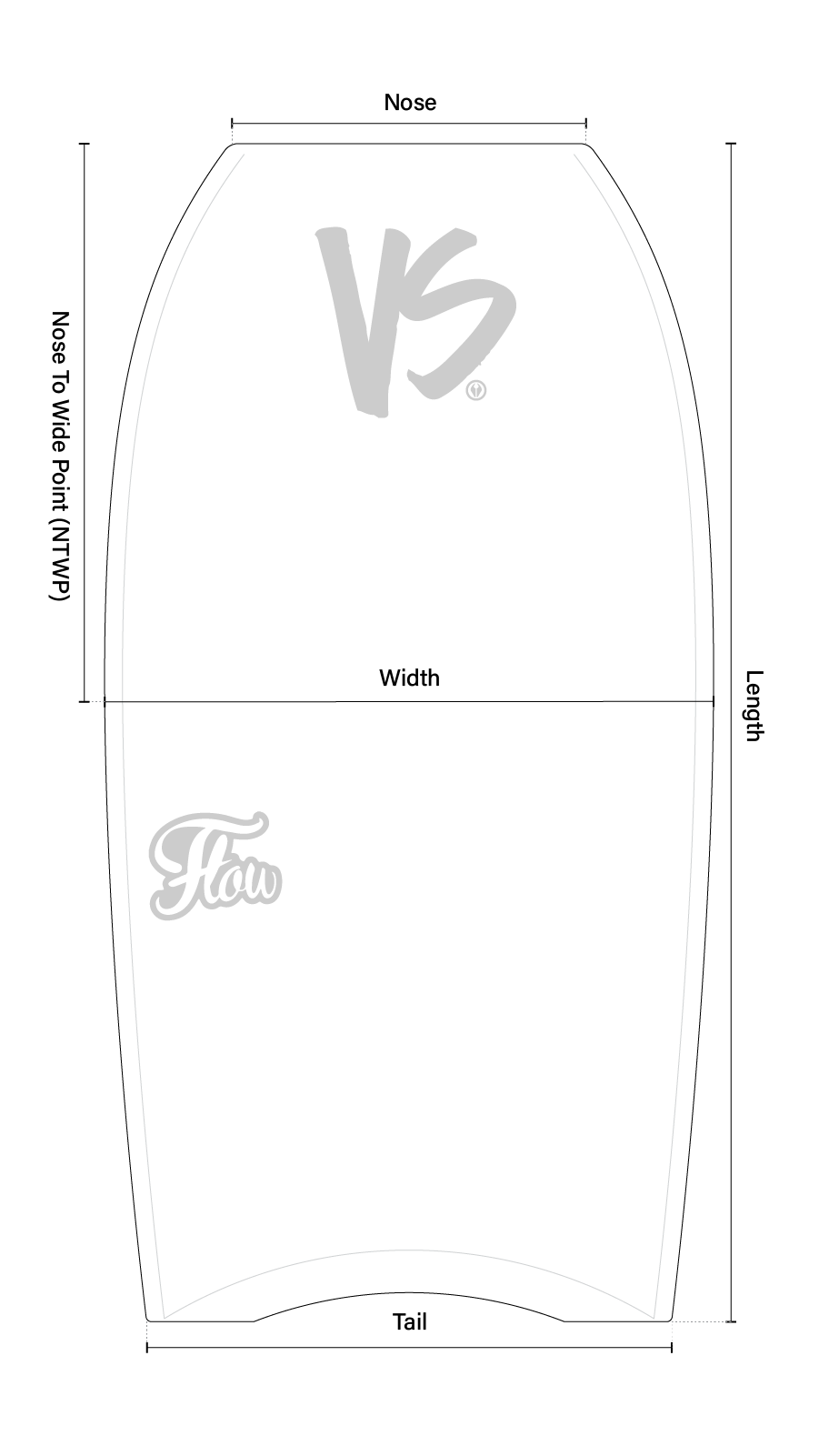 Board size guide for vs-flow