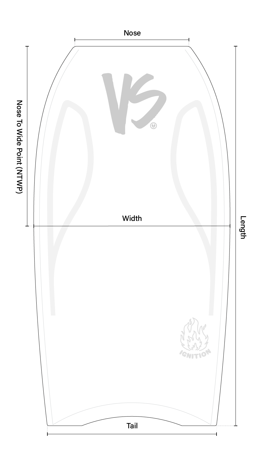 Board size guide for vs-ignition