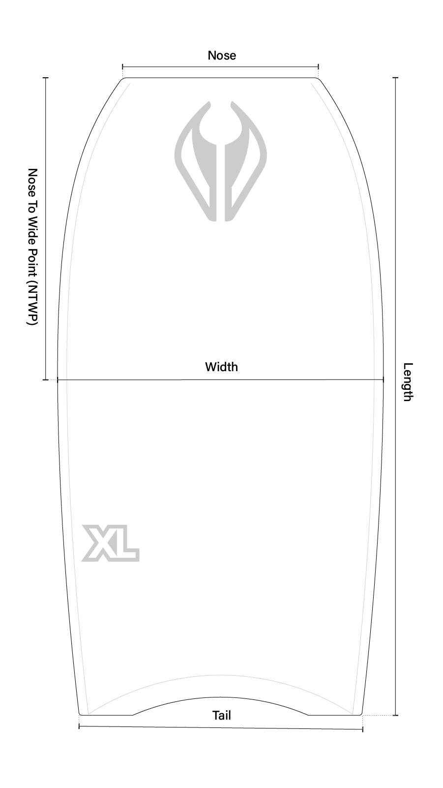 Board size guide for xl