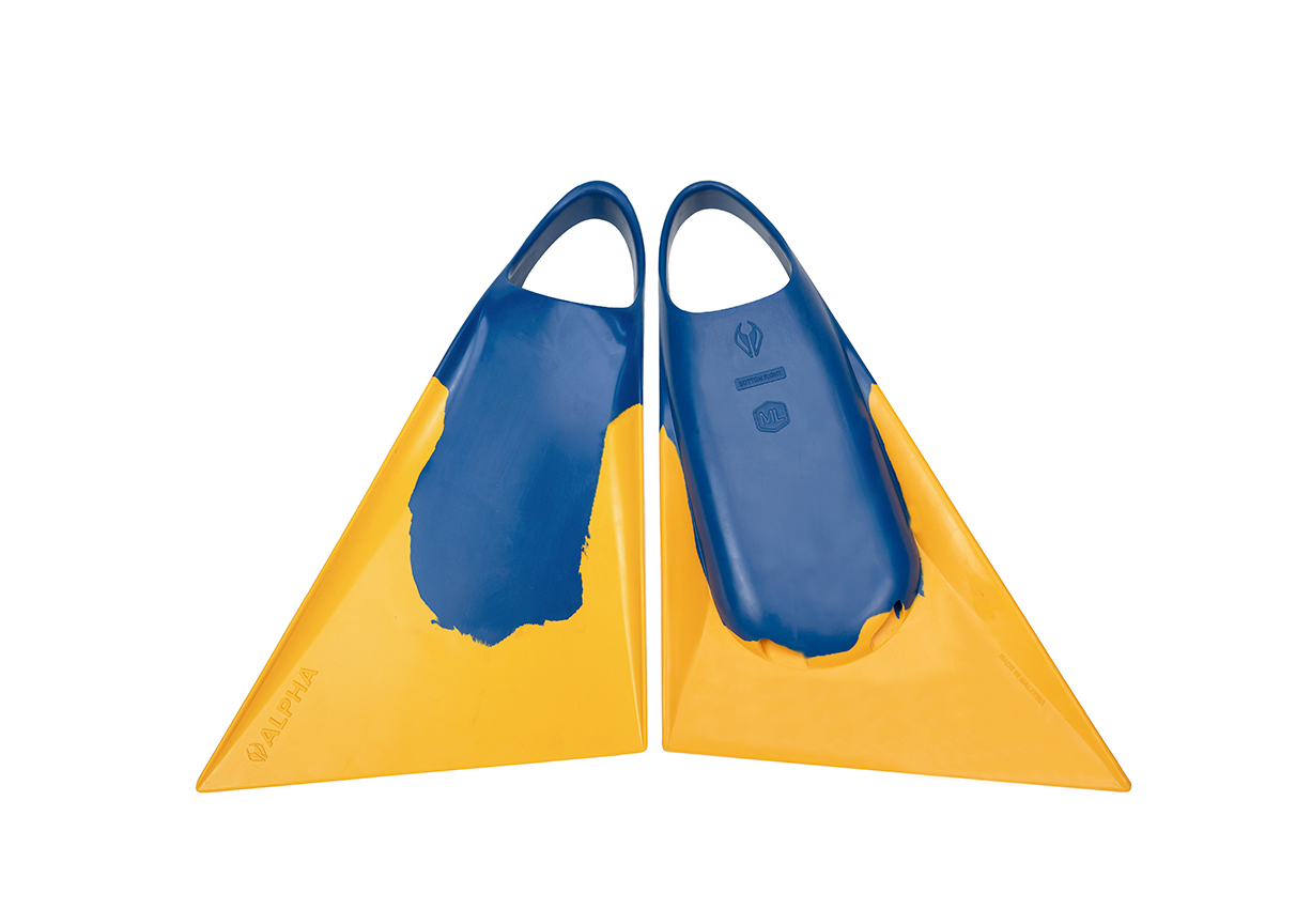 Alpha Fins - Blue/Yellow